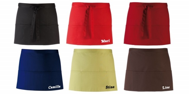 Sort, rød, burgunder, marine, lime og brun.