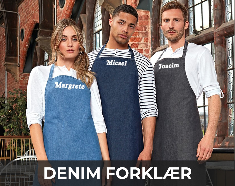 denim forklær